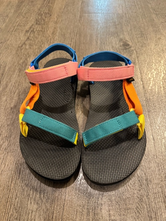 Teva Shoes - Teva Multicolor Kids' Strappy Sandals - Pink, Teal, Orange, Yellow, Blue